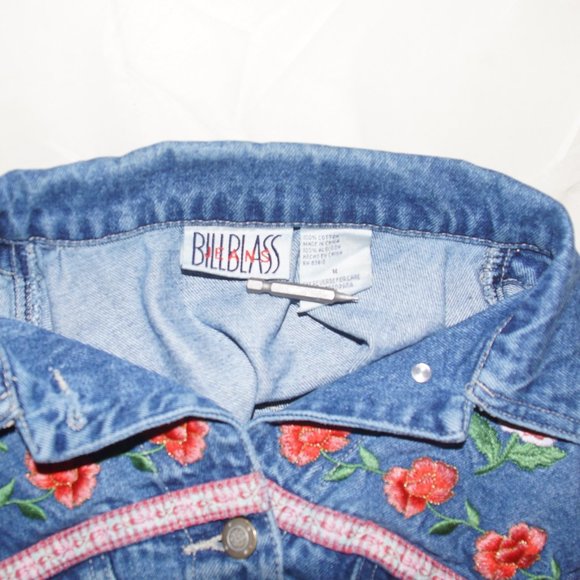 Bill Blass Jean Jacket Size M - Picture 3 of 7